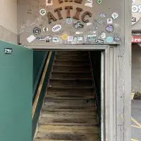 The Attic on Adams - Toledo Dive Bar - Staircase Entrance