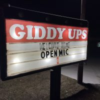 Giddy Ups - Austin Dive Bar - Sign