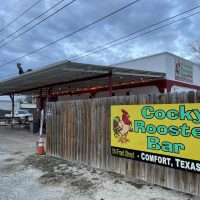 Cocky Rooster Bar - Comfort Texas Dive Bar - Exterior