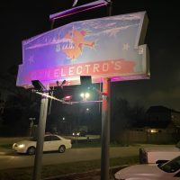 Dan Electro's Guitar Bar - Houston Dive Bar - Sign