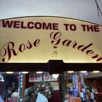 Rose Garden - Houston Dive Bar - Sign