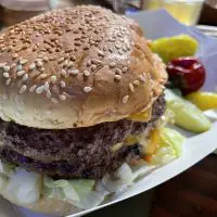 Hinano Cafe - Los Angeles Dive Bar - Burger