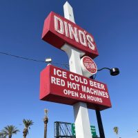Dino's Lounge - Las Vegas Dive Bar - Sign