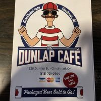 Dunlap Cafe - Cincinnati Dive Bar - Menu