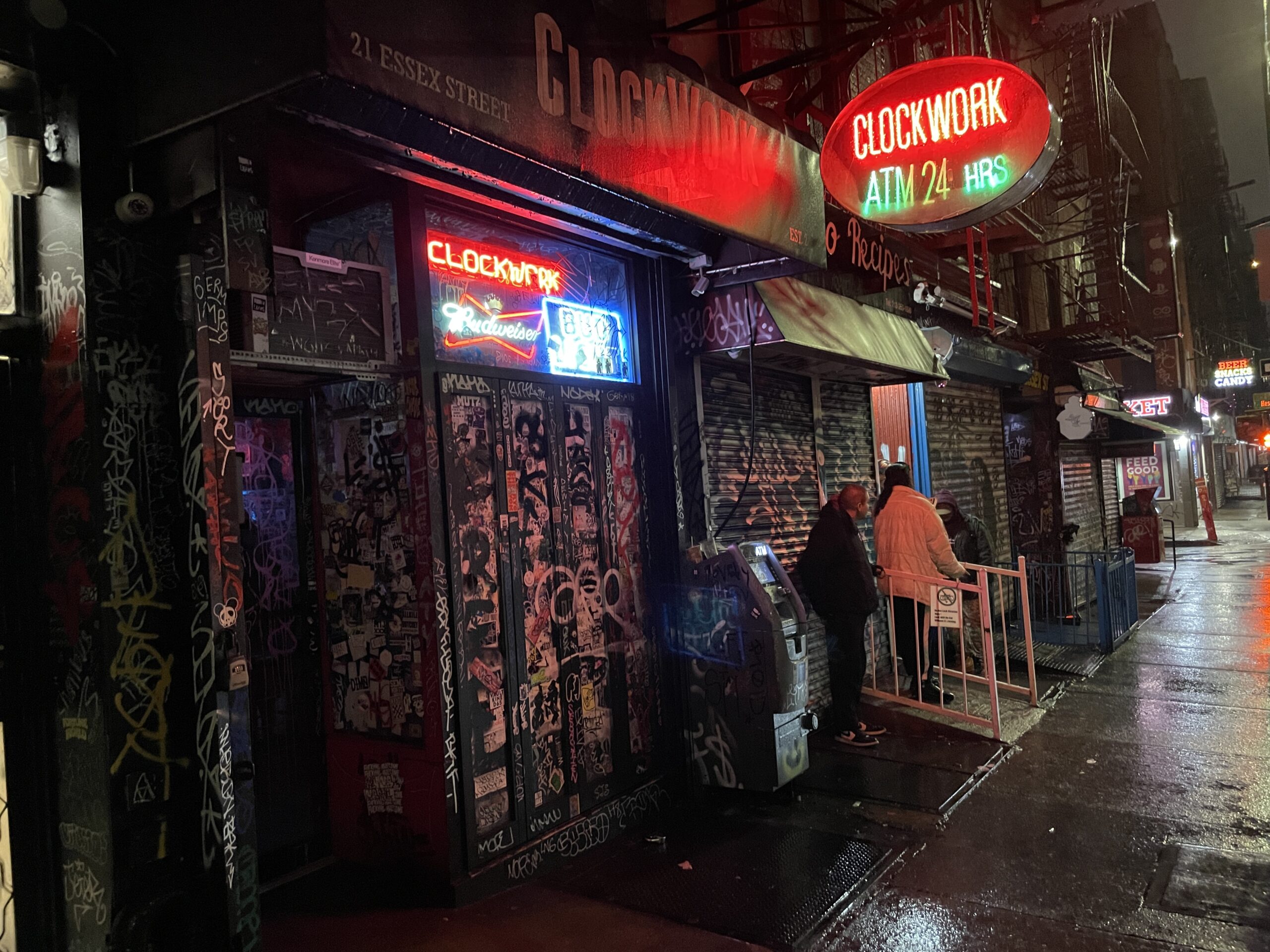 New York – Clockwork Bar (1) Clockwork Bar - New York City Dive Bar - Exterior