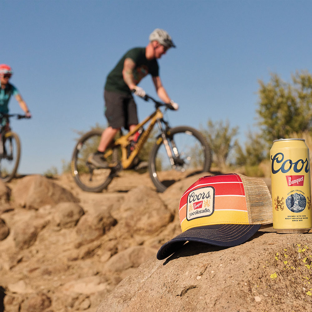 Coors Banquet Striped Fader Trucker Hat 7 Coors Banquet Striped Fader Trucker Hat - Image 7