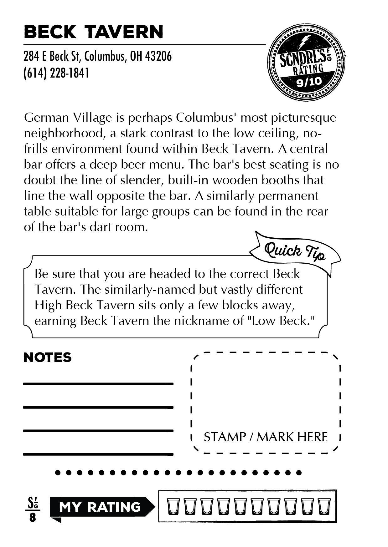 Columbus Dive Bar Passport 5 Columbus Dive Bar Passport - Image 5