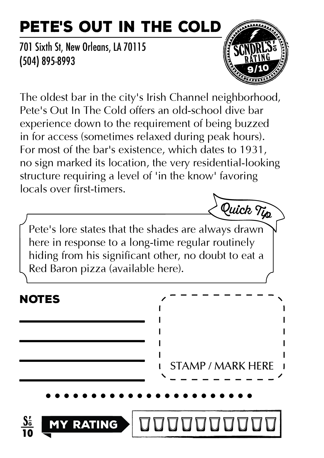 New Orleans Dive Bar Passport 4 New Orleans Dive Bar Passport - Image 4