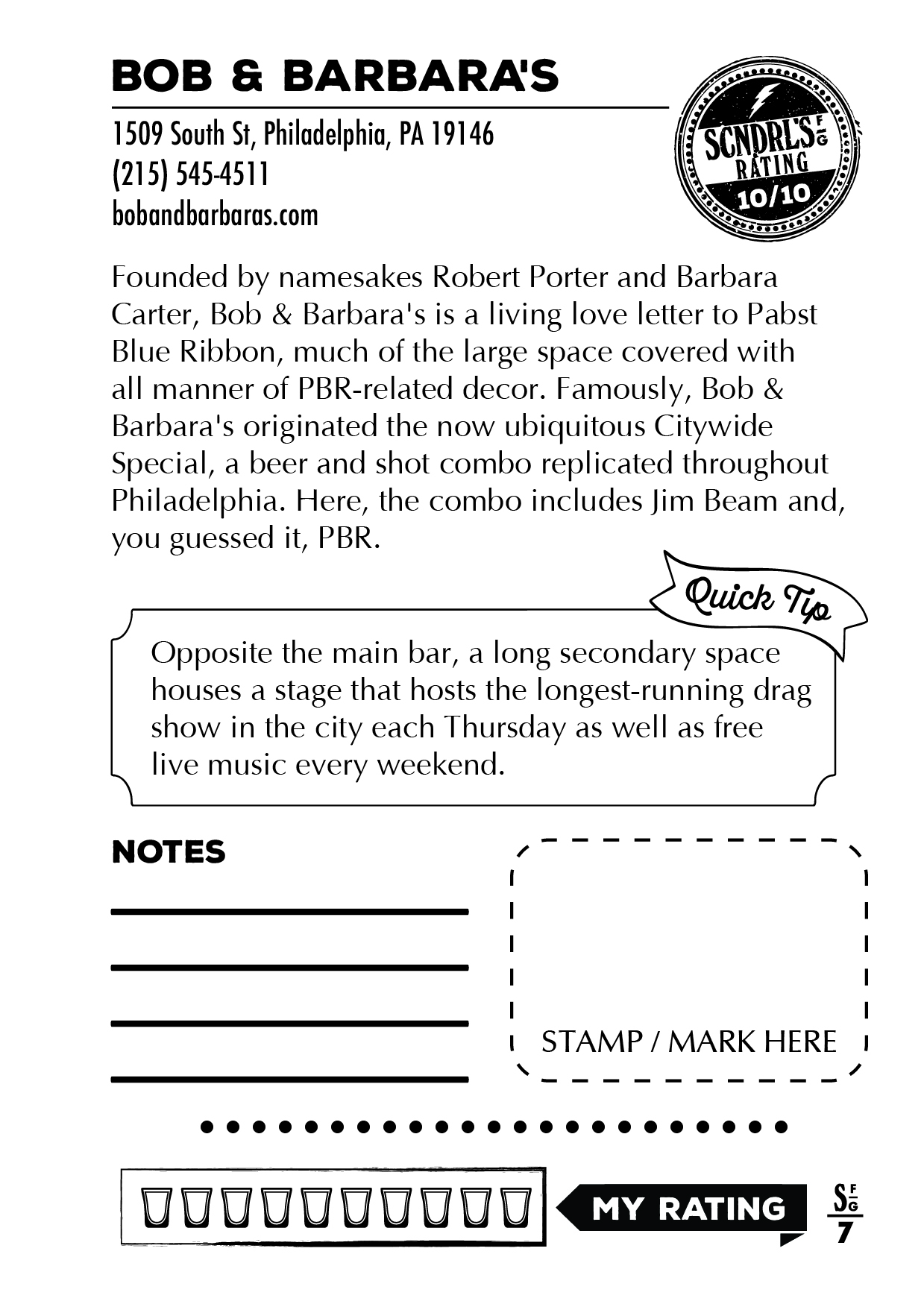 Philadelphia Dive Bar Passport 5 Philadelphia Dive Bar Passport - Image 5